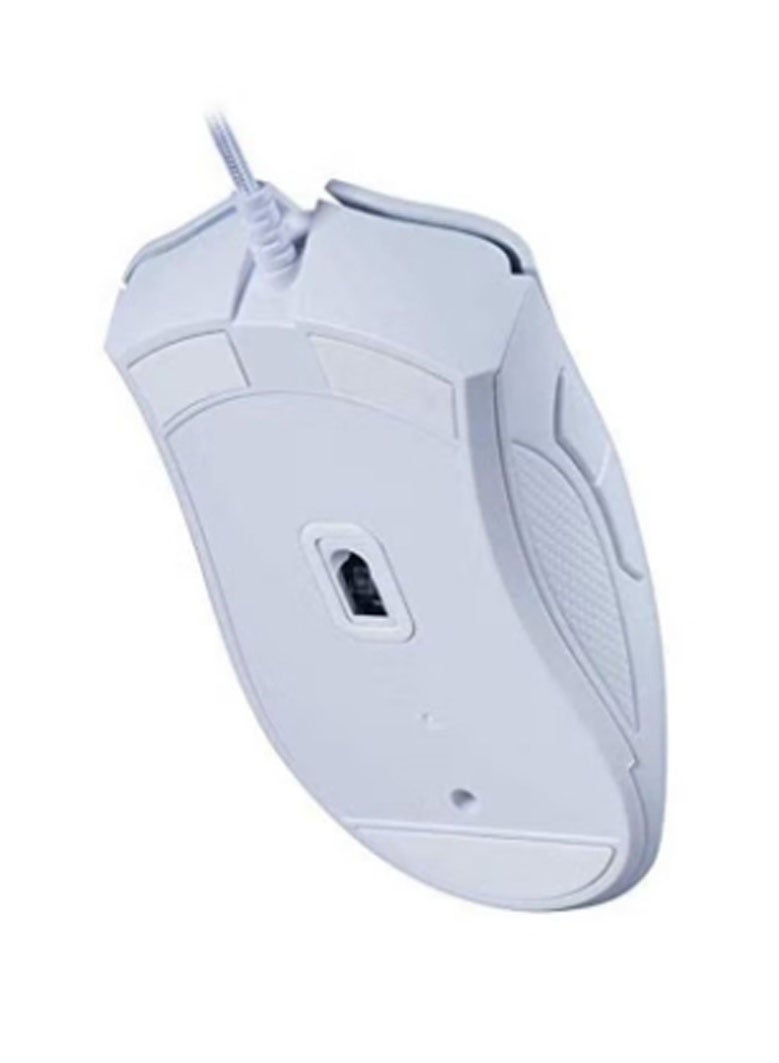 Wire Gaming Mouse with 6,400 DPI Optical Sensor - Mercury White - Image 4